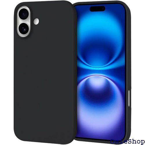 シズカウィル iPhone 16 Plus 用 ケース 撃 スマホケース コットンキャンディ ブラック 1個入り 1990