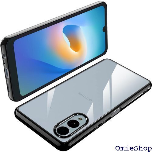 Arrows We2 スマホケース F-52E ケース 軽量 TPU レンズ保護 すり傷防止 指紋防止 ブラック 2047