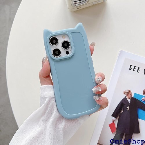 iPhone 14 猫耳 ケース 耐衝撃 保護 かわい e 13 カバー おしゃれ お洒落 ストラップホール付き 2059