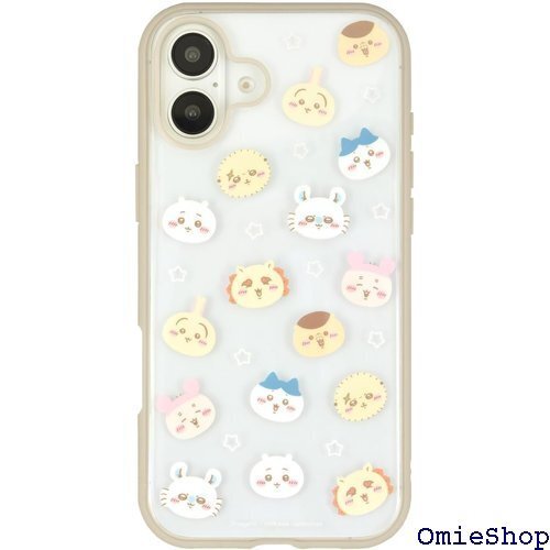 グルマンディーズ ちいかわ IIIIfit Clear hone16 Plus 対応 ケース 総柄 CK-57A 2243