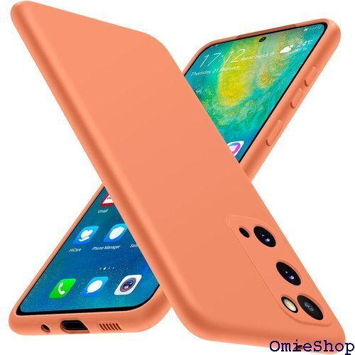 Tgaoleyd Galaxy S20 用ケース シリ リコンケース 薄型 軽量 人気 オレンジ D76-221 2282