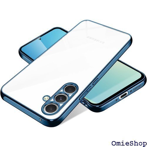 Galaxy A54 5G ケース クリア SCG21 スリム 透明 TPU 擦り傷防止 耐衝撃 軽量 ブルー 2476