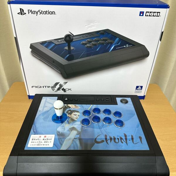 美品☆HORI ホリ ファイティングスティックα for PS5, PS4,元箱 FIGHTING STICKα