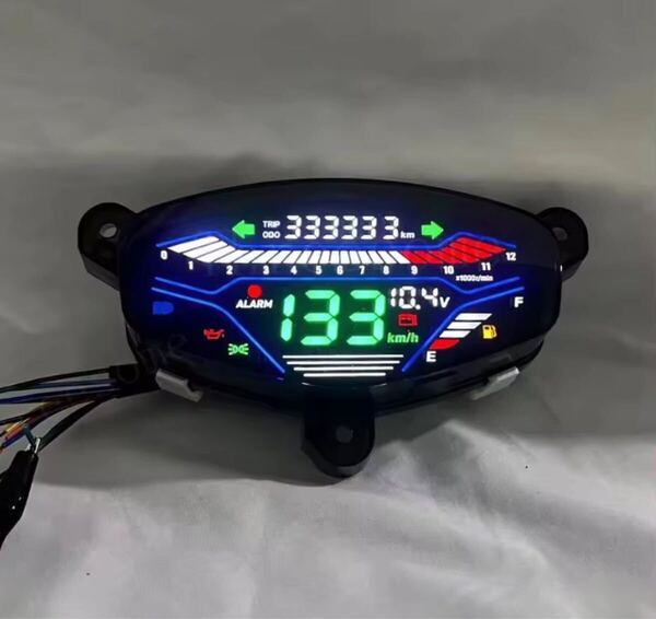 アドレスV125系デジタルメーター