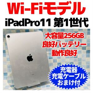 Wi-Fi iPad Pro 11インチ 第1世代 本体 256GB 952 シルバー 電池良好