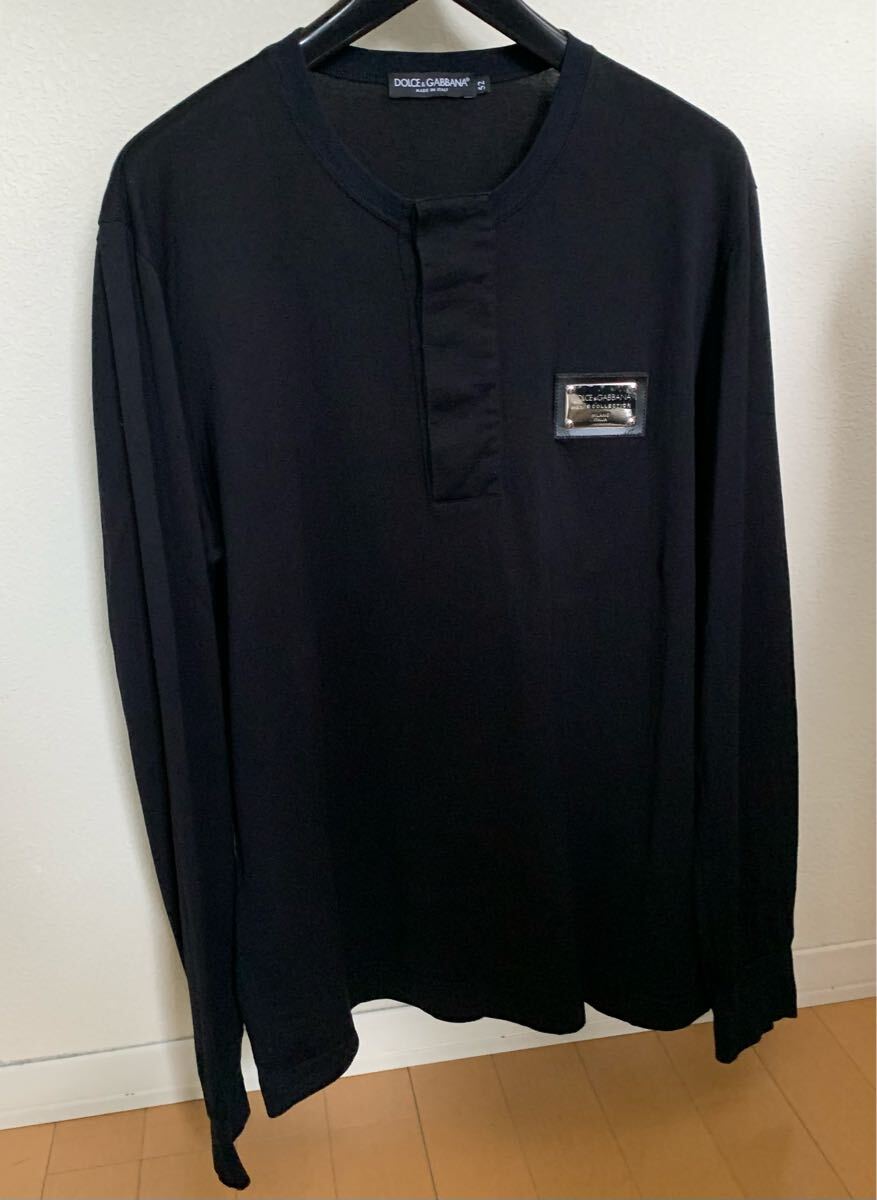 タグ付 未使用 ドルチェアンドガッバーナ ロンt カットソー 黒 L Yahoo!オークション -「ドルガバ tシャツ」(長袖Tシャツ