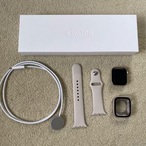 Apple Watch series 9 GPS モデル41mm スターライト カバー付き