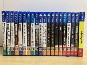 056(18-18) PS4 ソフト ジャンク 20本 セット 機動戦士ガンダム 巨影都市 モンハン ダークソウル 仁王 他