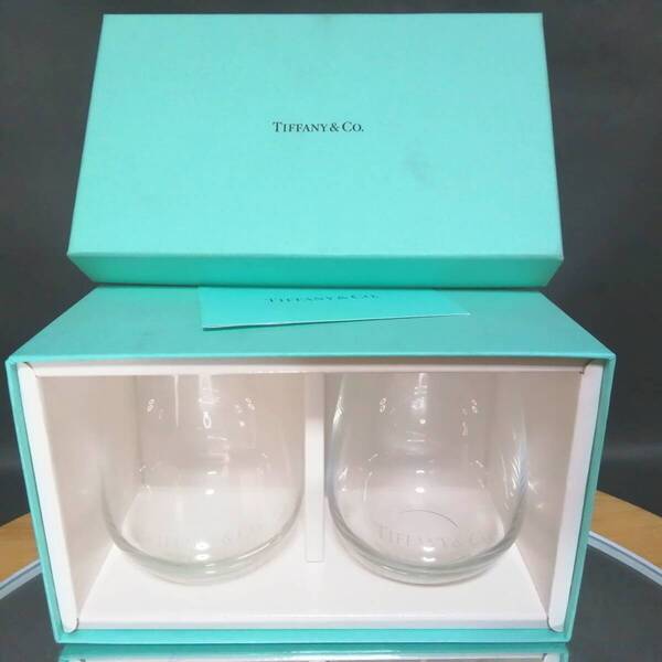 新品未使用◇自宅保管 ティファニー タンブラー グラス TIFFANY&CO.