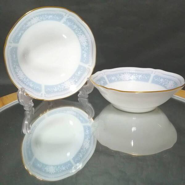 19CM 深さ4CM 美品◇自宅保管 ノリタケ レースウッドゴールド ボウル NORITAKE ※追加出品予定あり