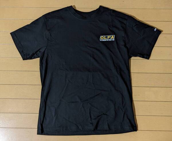 【OLFA】 DIYAP コラボTシャツ ブラック サイズL【未使用】