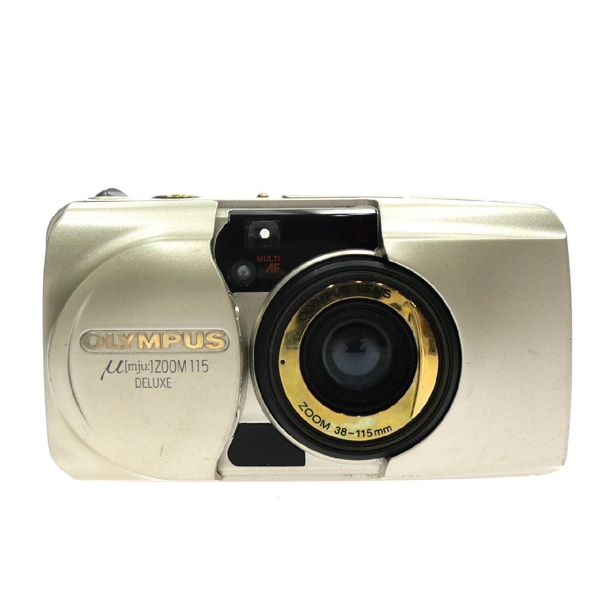 動作確認済 OLYMPUS μ[mju:]-ZOOM 115 シャンパンゴールド