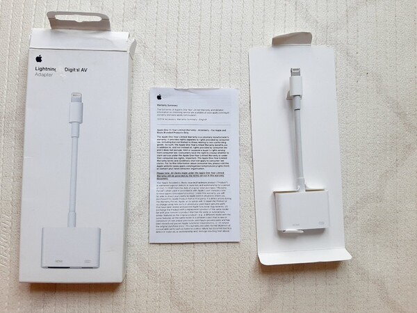 アップル純正 Apple アダプタ HDMI ケーブル MD826