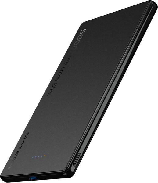 MATECH MagOn Ultra Slim 5000 モバイルバッテリー 白 超薄型