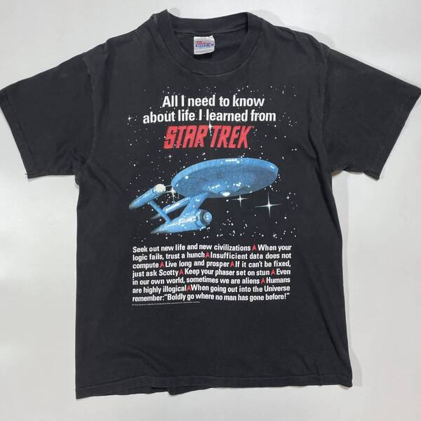 映画T Tシャツ STAR TREK スタートレック1994 90年代 90s 古着 ヴィンテージ Hanes Beefy made in USA アメリカ製 L