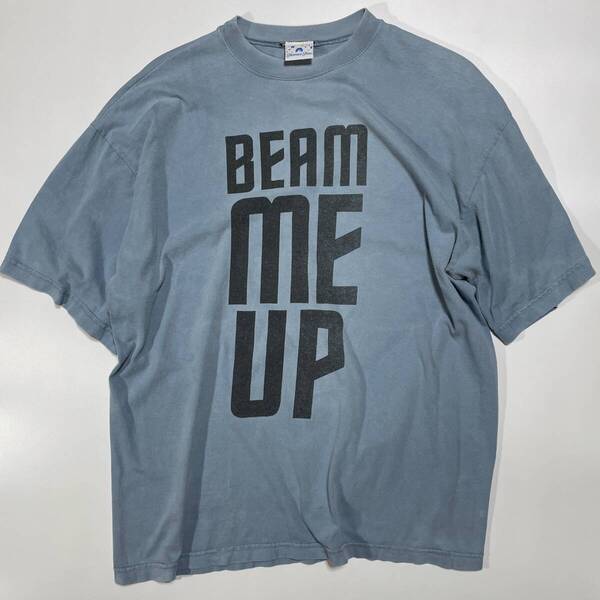 映画T Tシャツ STAR TREK スタートレック90年代 90s 1994 古着 ヴィンテージ BEAM ME UP Paramount Park made in USA アメリカ製 XL
