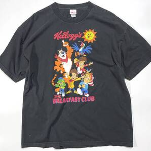 2xl 野村訓市さん着用 Kellogg's Breakfast Club Tシャツ Kelloggs ケロッグ ブレックファストクラブ vintage 企業 フェード