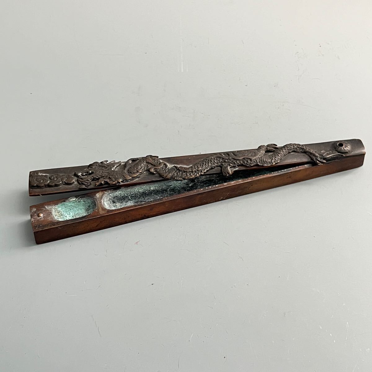 骨董品 アンティーク品 矢立 柄杓型 古物 時代物 コレクション 52