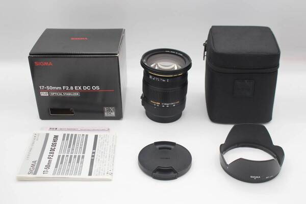 美品◆SIGMA 17-50mm F2.8 EX DC OS HSM◆Canon用♪1803-0508