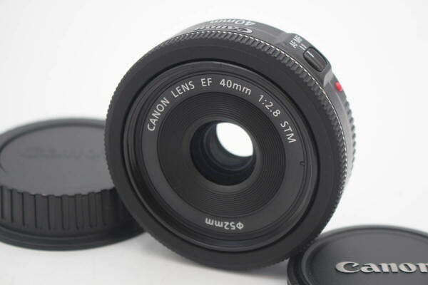 極美品◆Canon キヤノン EF 40mm F2.8 STM◆0936-0514
