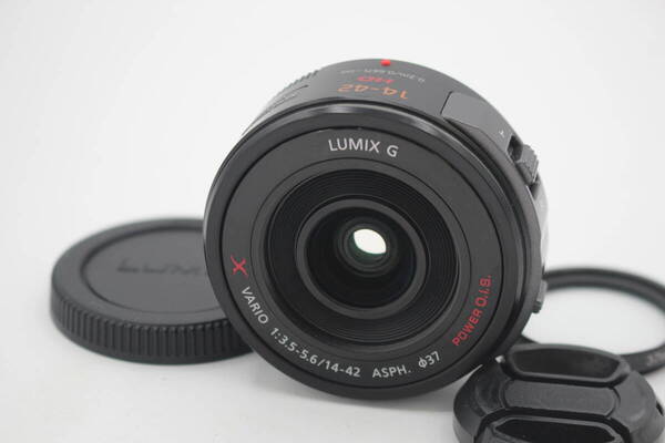 極美品◆Panasonic LUMIX G X VARIO PZ 14-42mm F3.5-5.6 ASPH. POWER O.I.S. H-PS14042◆7254-0514
