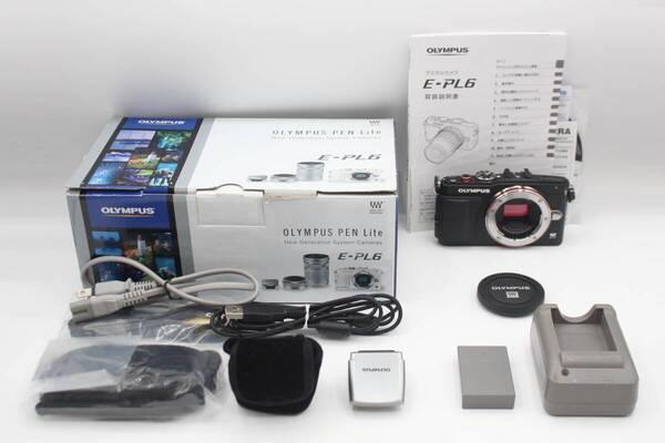 送料無料◆OLYMPUS オリンパス PEN E-PL6 ボディ◆シャッター回数8551回のみ♪5662-0514