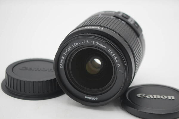 極上品◆Canon キヤノン EF-S 18-55mm F3.5-5.6 IS II◆6701-0520