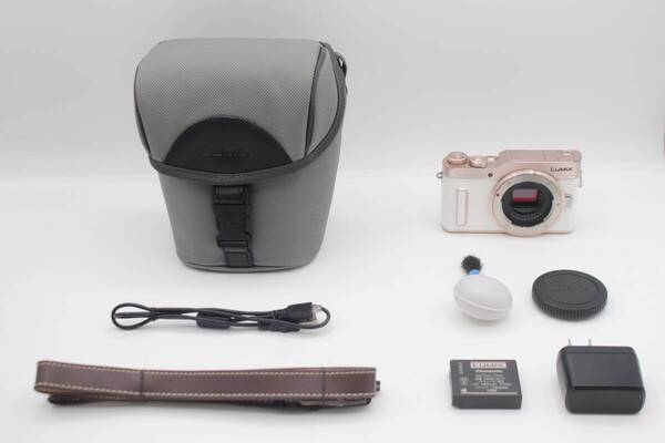 送料無料◆Panasonic LUMIX DC-GF10 ボディ◆純正ポーチ付♪5468-0523