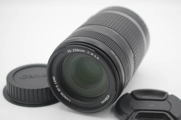 極美品◆Canon キャノン EF-S 55-250mm F4-5.6 IS◆0523-1734