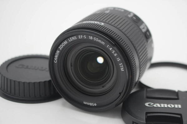 新品級◆Canon キヤノン EF-S 18-55mm F4-5.6 IS STM◆5037-0526