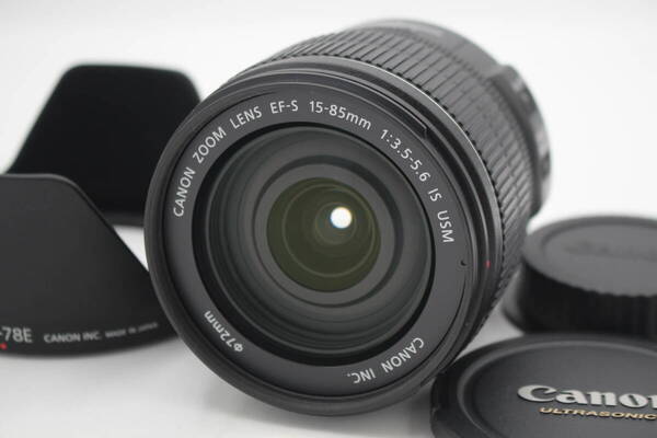 新品級◆Canon キヤノン EF-S 15-85mm F3.5-5.6 IS USM◆9002-0528