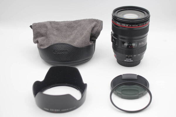 極美品◆Canon キャノン EF 24-105mm F4L IS USM◆6456-0529