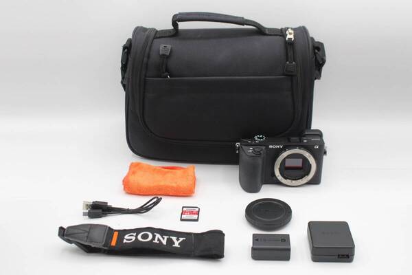 極上品◆SONY ソニー α6500 ILCE-6500 ボディ◆シャッター回数3281回のみ♪7630-0530