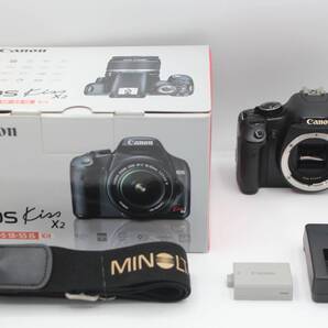 送料無料◆Canon キャノン EOS Kiss X2 ボディ◆シャッター回数6543回のみ♪1943-0530