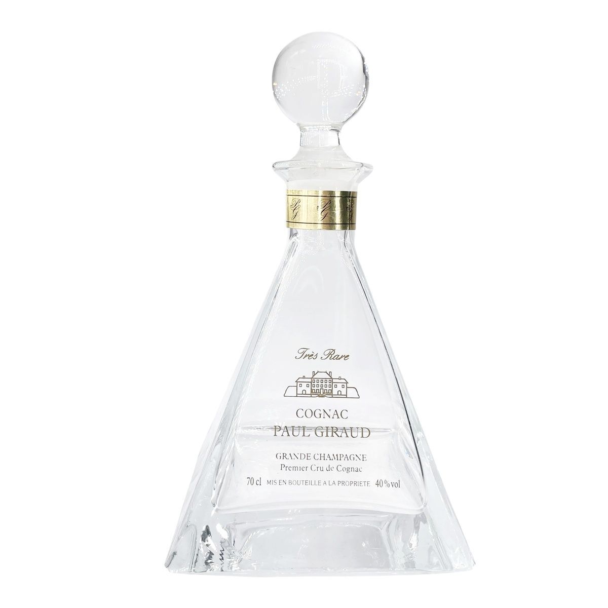 【中古】空ボトル Paul Giraud ポールジロー 置物 ピラミッド トレ・