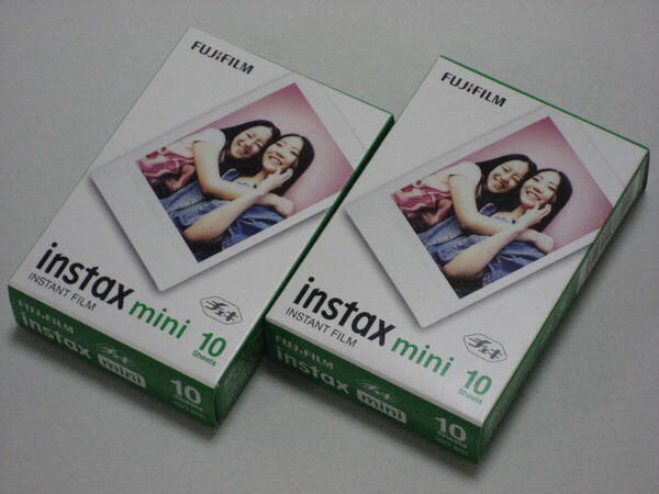 【計20枚・2箱セット】新品未開封 富士フイルム チェキ専用フィルム instax mini JP 1