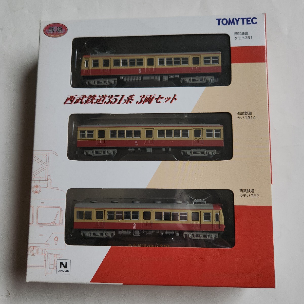 メ*4様 K.T.R HOゲージ☆西武鉄道デハ351型 クハ350型2両セット箱 Yahoo!オークション -「西武鉄道351系」の落札相場・落札価格
