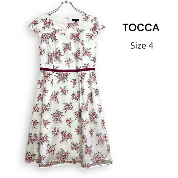 TOCCA COLOR MAGICIAN トッカ 花柄 フラワー レース ワンピース 4