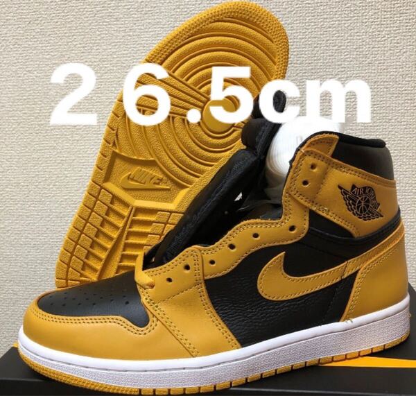 新品 未使用 NIKE AIR JORDAN 1 HIGH OG POLLEN ナイキ エアジョーダン1 ハイ パラン 26.5cm SNKRS nike air jordan 1 555088-701 pollen