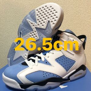 新品 黒タグ NIKE AIR JORDAN 6 RETRO CT8529-410 UNC ナイキ エアジョーダン 6 26.5cm GR8 nike airj ordan 6 retro