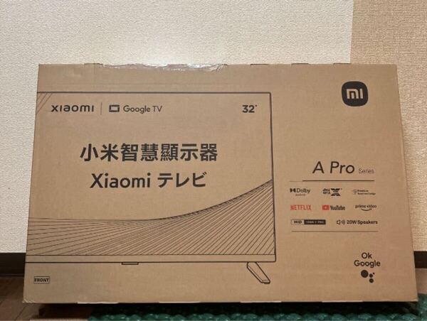 新品 未開封 32型 TV チューナーレス dolby vision IQ & dolby Atmos アルミニウムフレーム A PRO NETFLIX YOUTUBE PRIME 定価 29480円