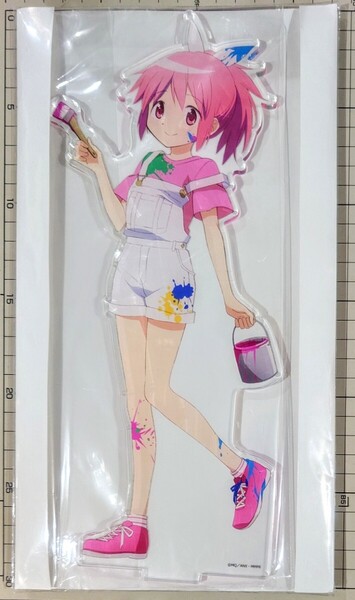 鹿目 まどか ペンキ遊び 特大 アクリル スタンド フィギュア 魔法少女まどか☆マギカ 正規品 まどマギ 約30cm