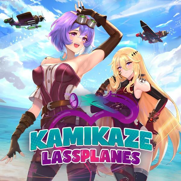 カミカゼ・ラスプレーン / Kamikaze Lassplanes ★ ビジュアルノベル シューティング ★ PCゲーム Steamコード Steamキー