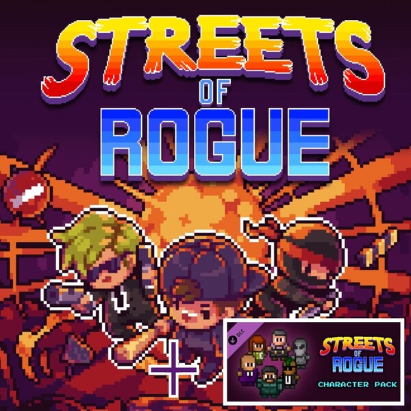 Streets of Rogue + Character Pack DLC / ストリート・オブ・ローグ ★ アクション ローグライク ★ PCゲーム Steamコード Steamキー