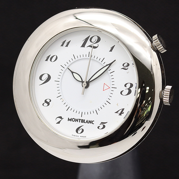 □ MONTBLANC トラベルウォッチ アラーム付（廃盤モデル）