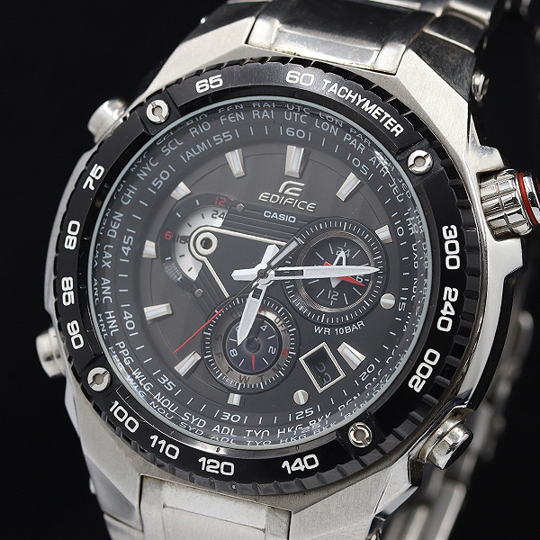 CASIO カシオ EFE-500 エディフィス メンズ腕時計 新品電池交換済み Yahoo!オークション -「casio edifice efe 500」の落札相場