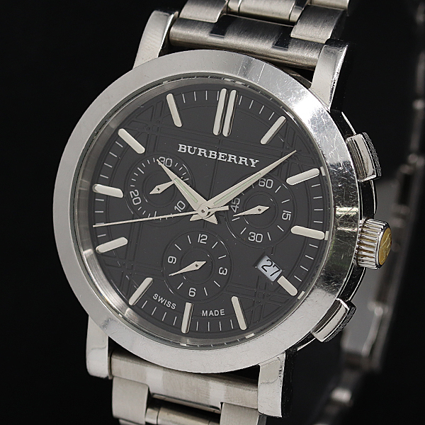 【新品未使用】BURBERRY バーバリー クロノグラフ BU1366 メンズ Yahoo!オークション -「burberry バーバリー bu1366」の落札相場