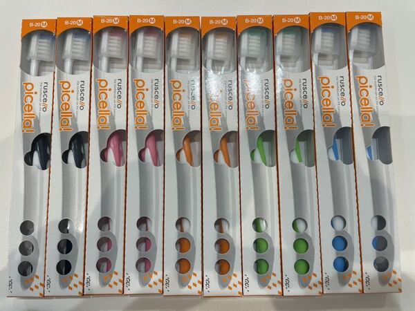 ジーシー ルシェロ 歯ブラシ B-20M ピセラ(ふつう)10本セット