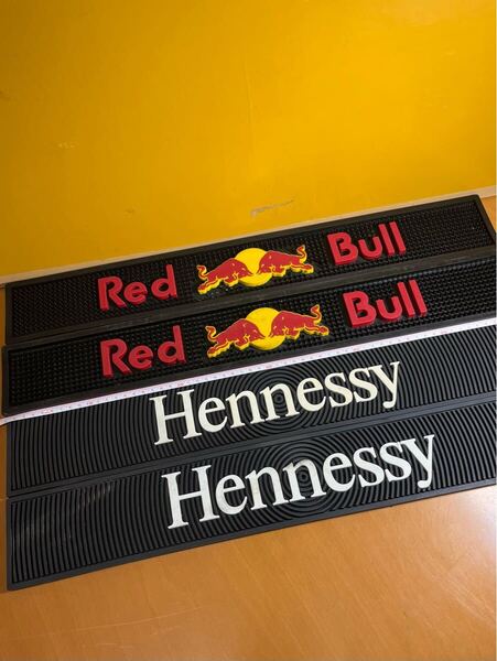 レッドブル RedBull ヘネシー バーマット ラバーマット 4枚まとめて(1枚訳あり)