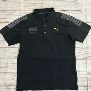 プーマ ゴルフシャツ 半袖 ポロシャツ PUMA ゴルフ 黒 ブラック XL